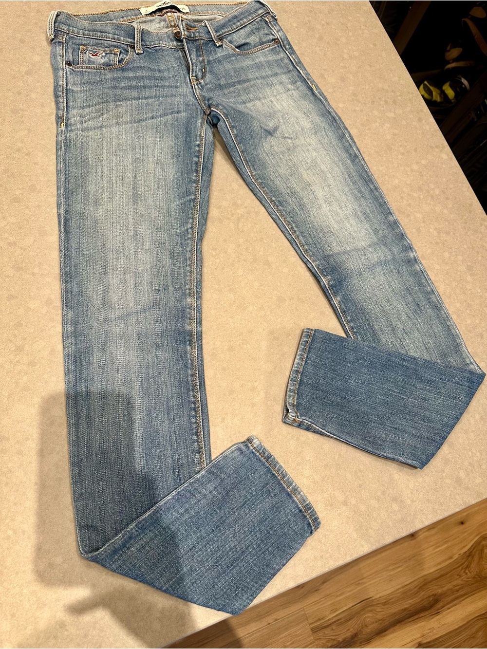 Hollister Socal Stretch Skinny Jeans Waist 25 Blue